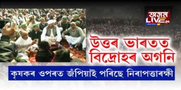 উত্তৰ ভাৰতত বিদ্ৰোহৰ অগনি